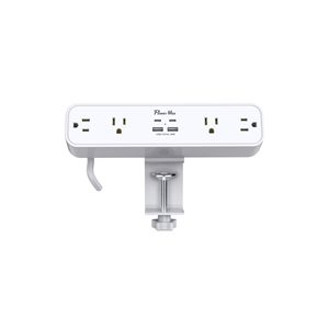 Regleta de alimentación de abrazadera de escritorio con lista ETL más vendida con puerto de 2PD 65W y 2 puertos de 65W con varias formas de montaje disponibles, puerto de <span class=keywords><strong>USB</strong></span>-C PD 65W - Product Image 1