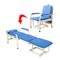 EU-AC511 Prix Bon Marché D'hôpital De Chevet Lit D'appoint Escorte Médicale Chaise Pliante