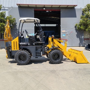 Miniexcavadora retroexcavadora remolcable de alta calidad Nueva maquinaria de movimiento de tierras - Product Image 3