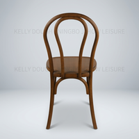 Chaise de restaurant en résine JIHOW, couleur châtaigne, design moderne antique, légère, durable, usage commercial