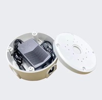Soporte de Techo de Plástico para Cámara de Vigilancia CCTV, Cubierta Decorativa para Caja de Conexiones Redonda, Ocultador de Cables