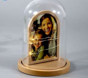Custom Logo Wedding Home Decoration Light Sublimation Blank Bedside Gift Desk <b>Table</b> <b>Lamp</b> Decorative with Double Aluminum Plates - Product Image 4
