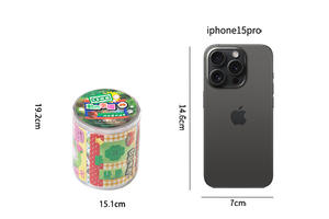 1 rollo <span class=keywords><strong>de</strong></span> cinta troquelada con chorro <span class=keywords><strong>de</strong></span> arena para marcos <span class=keywords><strong>de</strong></span> fotos Serie <span class=keywords><strong>de</strong></span> colección miscelánea Material creativo Collage <span class=keywords><strong>de</strong></span> cuaderno - Product Image 6