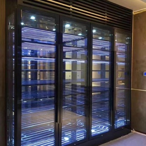 Température constante réglable personnalisation vin mur affichage comptoir de stockage armoire à vin <span class=keywords><strong>vitrine</strong></span> réfrigérée - Product Image 4