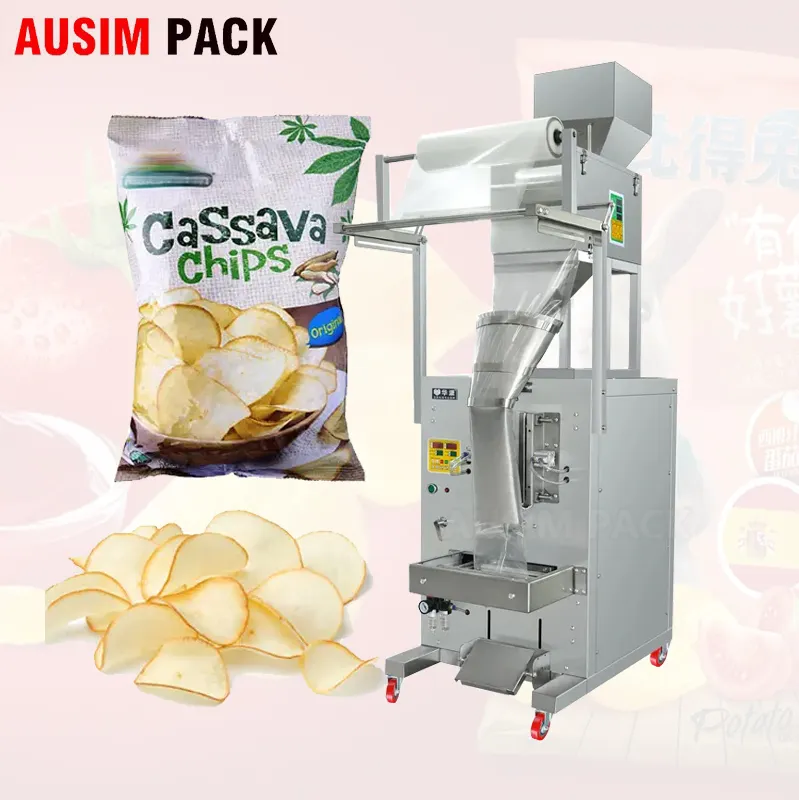 Chinesischer Lieferant Chips Verpackungs maschine Kartoffel chips Verpackungs maschine Automatische Chin Chin Verpackungs maschine