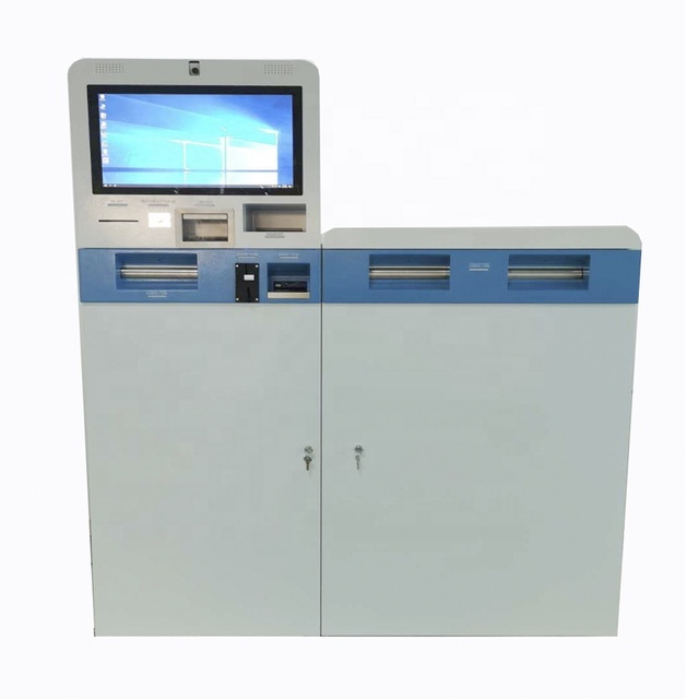 Smart Automatic Bank ATM Payment Machine with Touch Screen SDK Kiosco Cash Coin Currency Exchange Kiosk Including Cash Recycler