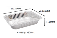 Bacs en aluminium de qualité supérieure avec couvercles, demi-taille 9x13, extra résistants, jetables, pour la cuisson (25 lots)