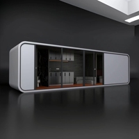 Nouvelle caravane de voyage Apple Cabin, préfabriquée, en panneaux sandwich modulaires, à économie d'énergie, maison conteneur sur roues