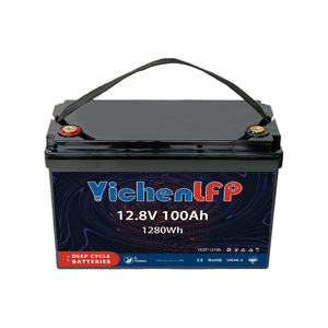 Аккумулятор Lifepo4 с глубоким циклом 50ah 100ah 150ah 200ah 12 В 12,8 В 24 В 100Ah 1280Wh литий-ионный аккумулятор для гольф-кары RV Marine