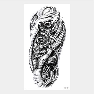 Adesivi per tatuaggi animali leone tigre lupo testa a metà braccio grande immagine adesivi per tatuaggi uomini - Product Image 5