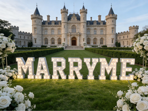 Lettere Giganti Personalizzate con Luci LED RGB, Insegne Luminose LOVE MARRY ME MR/MRS per Pubblicità, Matrimoni, Bar, Negozi, Auto, Aziende, Decorazioni - Product Image 3