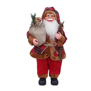 <b>Santa</b> Claus Christmas Decoration 24 Inch <b>Standing</b> Figurine For Home Indoor Display - Product Image 5