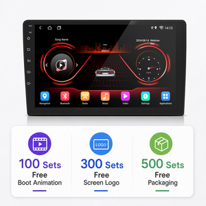Autoradio Android 7 pouces double DIN avec écran tactile, 2 Go de RAM, 32 Go de ROM, navigation GPS et système radio FM - Product Image 1