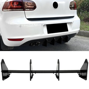 For VW Golf MK6 2008-2012 Body Kit Rear Bumper Spoiler Rear Bumper Splitter Lip Protector Guard <b>Apron</b> Car Accessories - Product Image 2