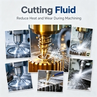 Fluide de coupe industriel pour métaux, excellente capacité de refroidissement et antirouille pour l'usinage des alliages de fonte en atelier