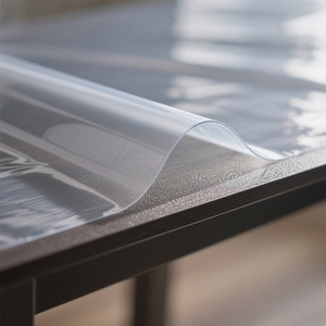 Nappe transparente étanche à l'humidité en rouleau de film souple en PVC super clair d'épaisseur personnalisée - Product Image 2