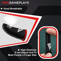 Manchons de Doigts Progameplays pour Gaming, Compatible PUBG et Call of Duty Mobile, Respirants, Anti-Transpiration, Compatibles Téléphones de Gaming, Ultra-Sensibles