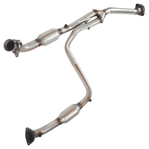 Auspuff anlage Universal Y-Rohr Edelstahl Y-Rohr Adapter 3 "Single 2.75" Anschluss für Katalysator - Product Image 5