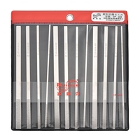 Lima de diamante profesional RUILIKE CF400 de 18cm para desbarbado de costura de soldadura de acero inoxidable pulido de Metal de alta precisión