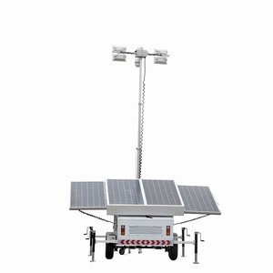 Alto Lumen móvil Solar Powered LED alto mástil torre de luz - Product Image 2