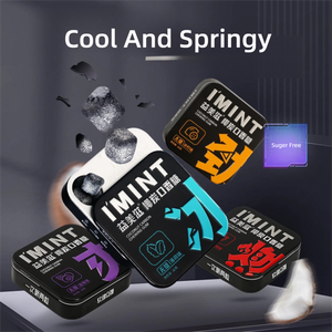 Goma de mascar de xilitol sin azúcar aliento fresco blanqueamiento de dientes menta verde goma de mascar funcional - Product Image 3