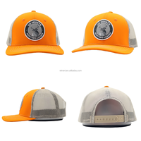 Casquette de camionneur Richardson 112 à 6 panneaux avec broderie personnalisée et patch tissé pour homme, idéale pour l'extérieur