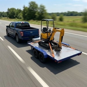 <span class=keywords><strong>Remolque</strong></span> Utilitario de Eje Tándem Reforzado de Acero Q235, Plataforma Plana de 7x14 pies con Placa de Diamante para Transporte de Vehículos, ATV y Equipos de Motocicleta - Product Image 6