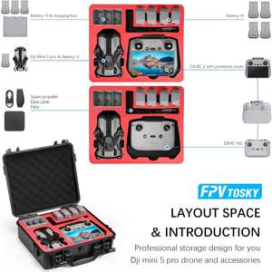 เคสแข็งแรงทนทาน ป้องกันอย่างดี สำหรับโดรน DJI Mini 5 Pro ขายดี - Product Image 2