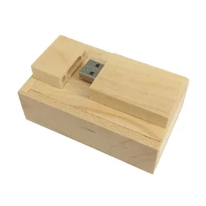 Aanpassingen Rode Hout Relatiegeschenken Usb Stick Groothandel Beste Kwaliteit Blank Houten Usb Flash Drive Met Doos Pack