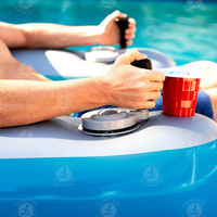 Salon gonflable de piscine de chaise longue de piscine motorisée par Offre Spéciale pour des adultes et des enfants