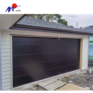 Puerta corredera automática <span class=keywords><strong>de</strong></span> <span class=keywords><strong>hierro</strong></span> forjado, diseño seccional <span class=keywords><strong>de</strong></span> puerta <span class=keywords><strong>de</strong></span> garaje a la moda, venta al por mayor - Product Image 3