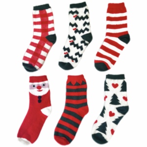Chaussettes en coton doux pour cadeau de Noël en provenance de Chine pour les fêtes et le quotidien - Product Image 1