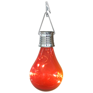 Chauffage blanc LED extérieur suspendu jardin extérieur décoratif industriel lampe solaire ruban crochet transparent luminaire - Product Image 5