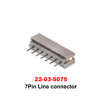 Connecteur automatique 22-03-5075, connecteur mâle 7 broches pour carte PCB, connecteur de câble vers carte, connecteur rectangulaire en plastique, connecteur à broches, connecteur de prise