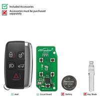 Clé intelligente universelle LONSDOR pour Land Rover & Jaguar 2010-2018 315/433MHz Télécommande 2-en-1
