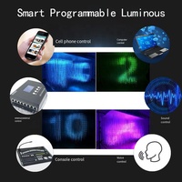 Intelligent Programmable Lumineux 3D LED Cube Pixel Ball Dot DV12V DMX512 RGB Changement de Couleur Hôtels Bar Fête Décor Ambiant Lampe Bande