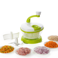Hachoir manuel miracle pour légumes et viande, robot culinaire manuel