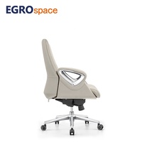 Chaise de bureau en cuir EGROspace pour fournisseur, mobilier de direction, visiteur, manager, cadre supérieur, formation et réunion