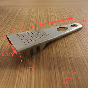 Stainless Steel 430 Pasta Scoop Cheese Grater Multifunctional Noodle Ruler For Kitchen Use - Product Image 5