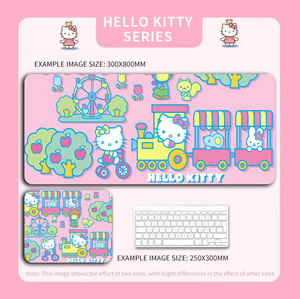 Dessin animé bonjour <span class=keywords><strong>kitty</strong></span> tapis de souris en caoutchouc tapis de souris de jeu <span class=keywords><strong>ordinateur</strong></span> tapis de jeu xxl - Product Image 6
