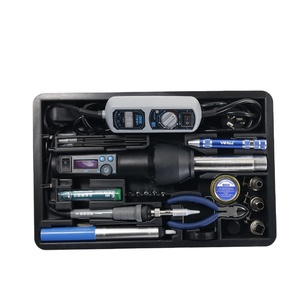 Yihua 908D Yihua8858 I công cụ Trạm Hàn kỹ thuật số dụng cụ sửa chữa điện thoại di động Bộ dụng cụ trạm làm lại không khí nóng hàn sắt - Product Image 5