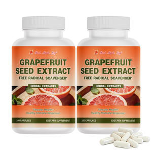 Capsules d'<span class=keywords><strong>extrait</strong></span> <span class=keywords><strong>de</strong></span> pépins <span class=keywords><strong>de</strong></span> <span class=keywords><strong>pamplemousse</strong></span> antioxydant, éliminateur <span class=keywords><strong>de</strong></span> radicaux libres, anti-âge et soutien immunitaire, végétalien, certifié GMP en vrac - Product Image 1