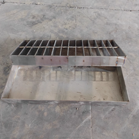 Grilles en acier galvanisé pour gouttières et canaux de drainage