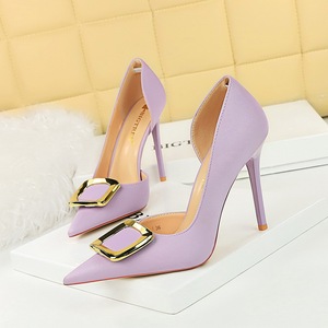 Talons Dames Luxury Buckle Pumps Big <b>Tree</b> Shoes Women Heel for Ladies - Product Image 5