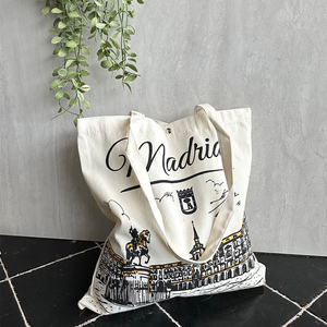 Borsa Tote in Tela di Cotone Personalizzata per la Spesa e la Spiaggia - Product Image 1