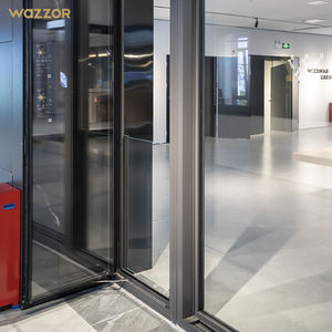 Wazzor Primera Clase Calidad Apartamento Moderno Espejo Deslizante Puerta Vidrio - Product Image 5