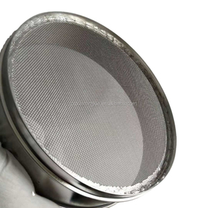 Stainless Steel Wire <b>Mesh</b> Sieve Set Filters Laboratory Plain Weave Perforated <b>Screen</b> Soil Sand Analysis Woven Bending Custom - Product Image 5
