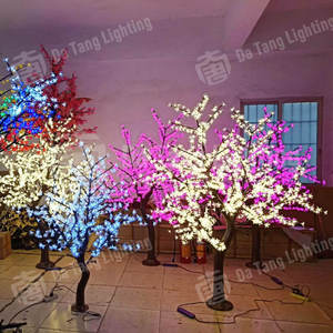 Ip65 Led Cherry Blossom Outdoor <b>Tree</b> <b>Lights</b> For Holiday Wedding & <b>Christmas</b> Decorations - Product Image 5