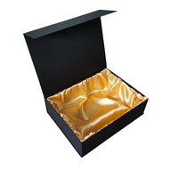 Boîte d'emballage magnétique de luxe pour extension de cheveux de perruque avec logo personnalisé boîte d'emballage cadeau en papier de cheveux vierges tresse dorée fantaisie avec satin