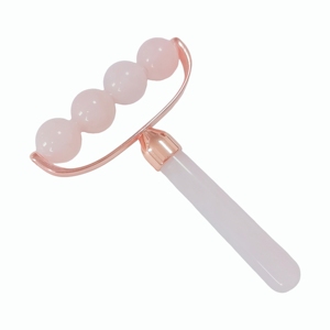 Rose Quartz Face <b>Roller</b> Masajeador facial manual de <b>jade</b> natural - Product Image 5